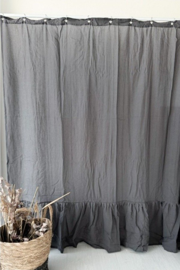 Producto - Cortina de baño gris