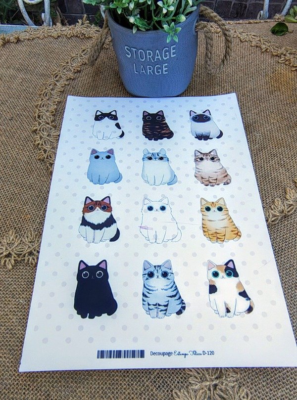 Producto - LAMINA DECOUPAGE COD D120