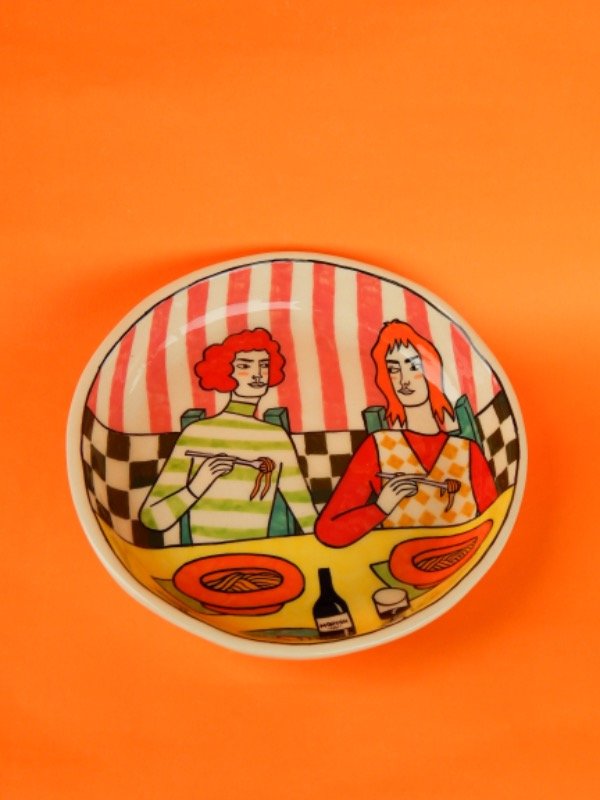 Producto - Plato hondo Amigas y pasta