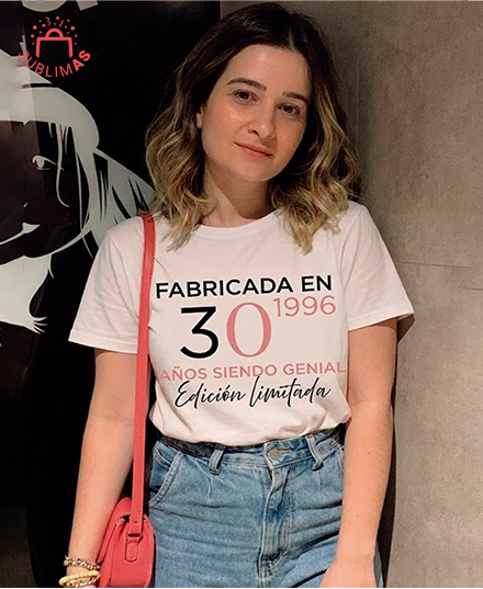 Producto - Remera algodon 30 años