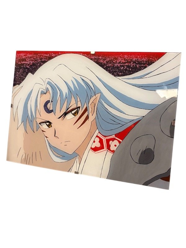 Producto - Cuadro con Vidrio de Mesa Sesshomaru Inuyasha 15x21cm