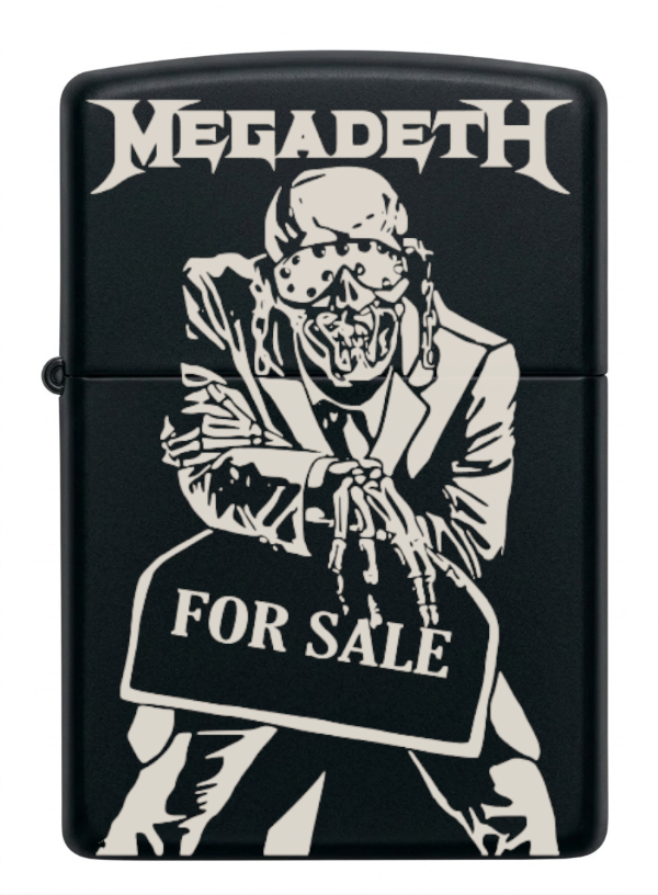 Producto - ENCENDEDOR RECARGABLE A BENCINA MEGADETH PEACE SELLS