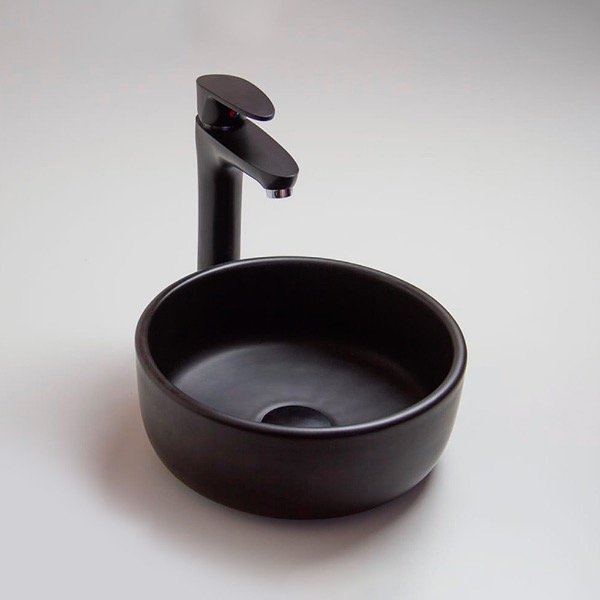 Producto - Bacha de apoyo CUENCO negro satinado