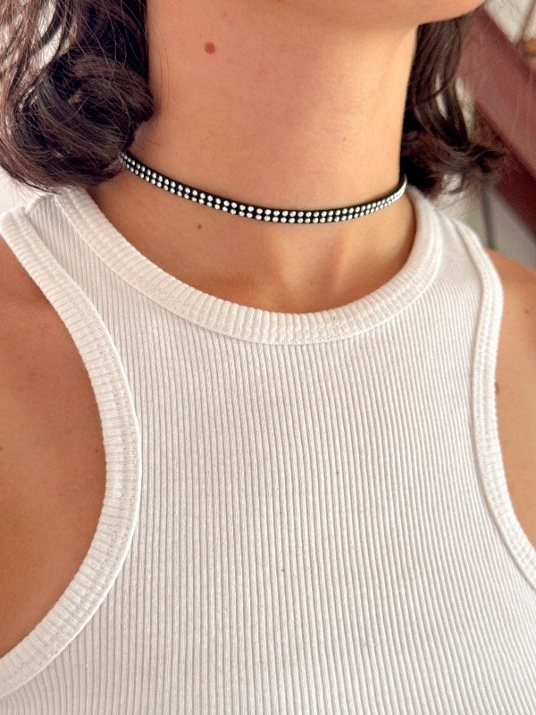 Producto - Choker Tachas negro