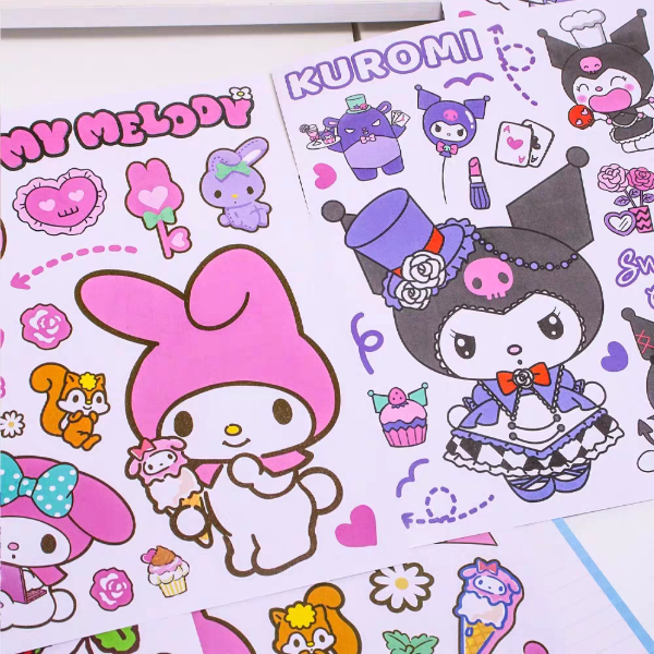 Producto - Stickers XL en Plancha Sanrio LS