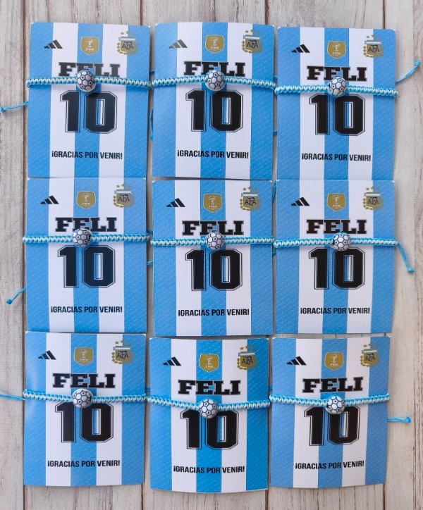Producto - Pulseras Souvenirs Arg Camiseta - 1