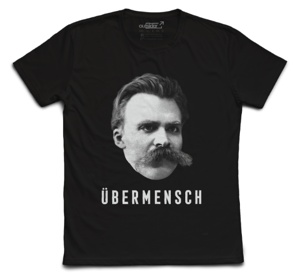 Producto - Friedrich Nietzsche - Ubermensch - Remera negra