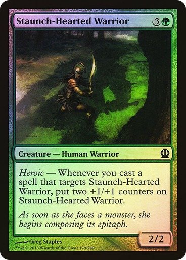 Producto - Staunch-Hearted Warrior Foil  Theros