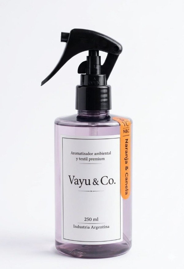 Producto - Perfumina Naranja y Canela x 250ml - Vayu Co
