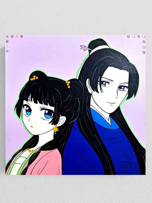 Producto - Cuadro Mao mao y Jinshi  -The apothecary diaries-