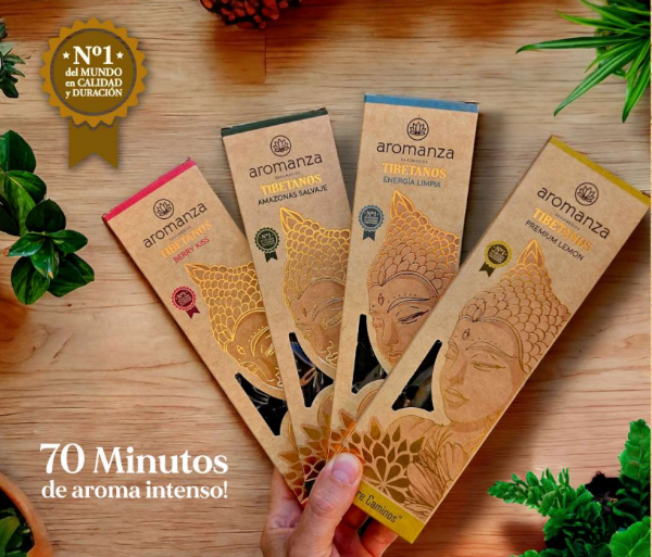 Producto - Sahumerios Tibetanos Aromanza x 8 varillas