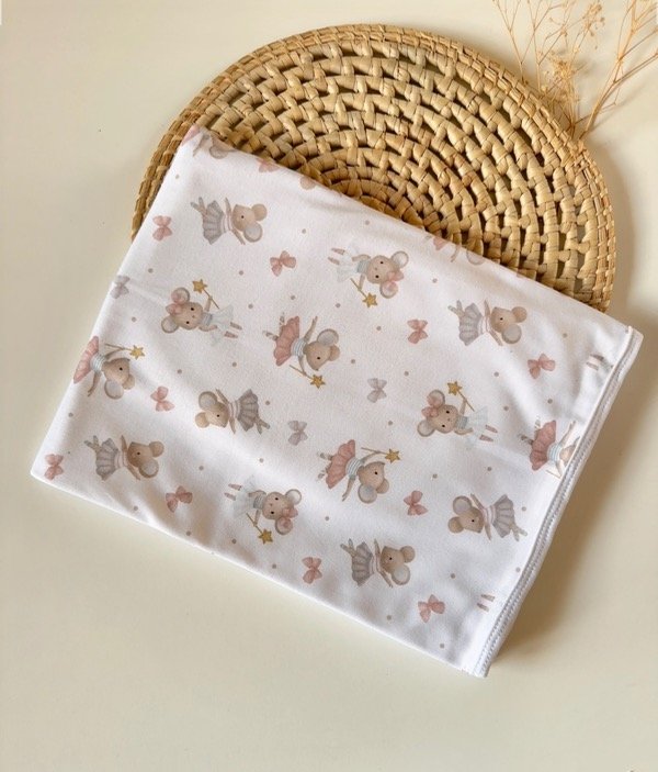 Producto - Manta recibidoras, Ratóncitas Bailarinas