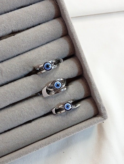 Producto - Anillo ojo turco - Acero quirúrgico