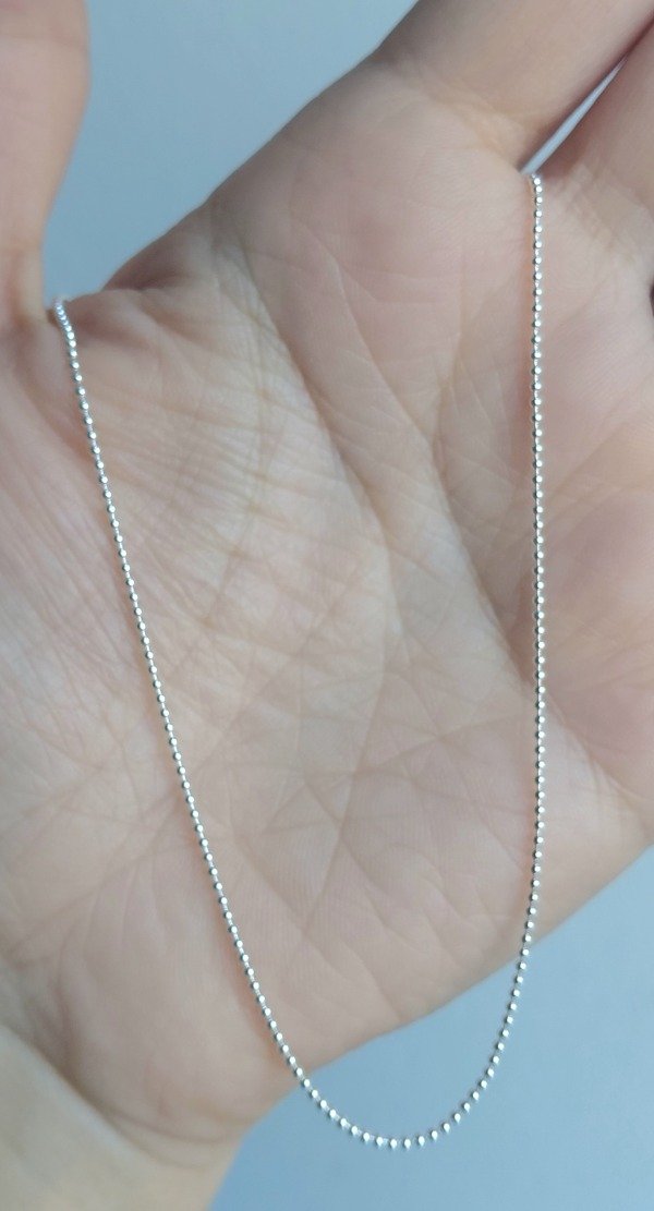 Producto - Cadena de Plata Microbola - 0