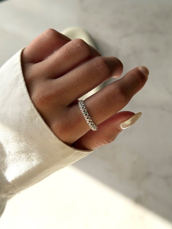 Producto - Anillo charm micropave multi