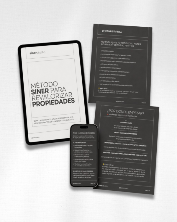 Producto - Método Siner para revalorizar propiedades