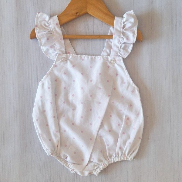 Producto - Body Poplin Puntitos Rosas