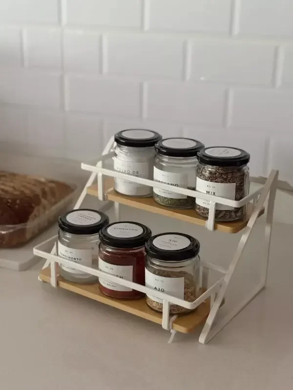 Producto - ESCALERA ORGANIZADOR BAMBÚ y METAL