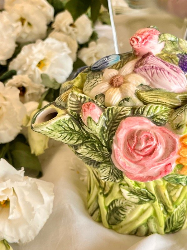 Producto - Tetera Mayólica Floral