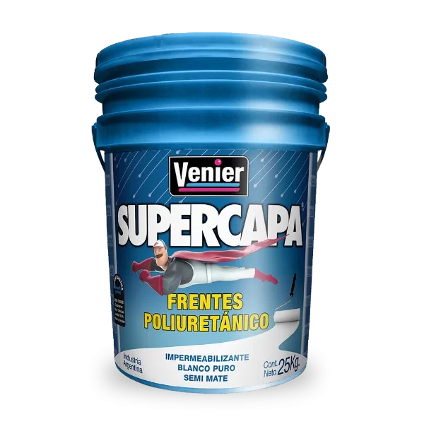 Producto - Venier Supercapa Frentes Poliuretanico Impermeabilizante Color Blanco 4 Litros