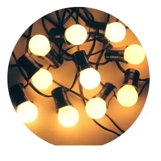 Producto - Guirnalda de Luces 10mts. Exterior Con Lámparas