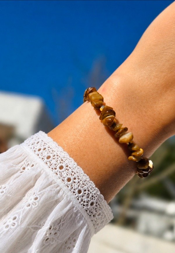 Producto - Pulsera de Escallas de Cuarzo - Ojo de Tigre
