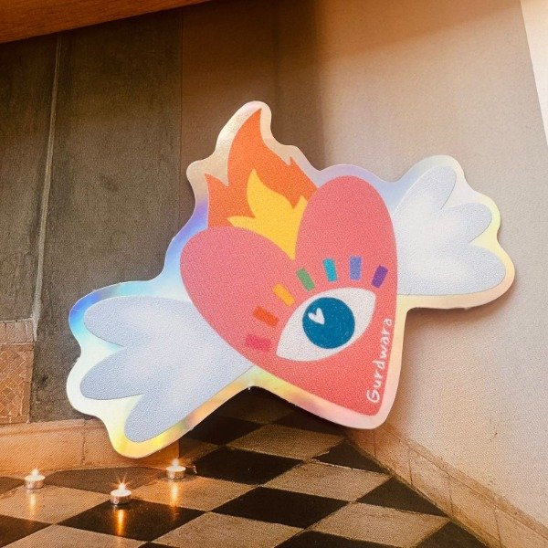 Producto - Sticker Love Holo