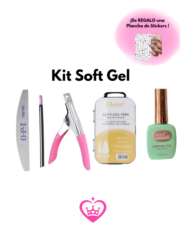 Producto - Kit Soft Gel + Sticker de REGALO