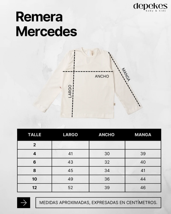 Producto - REMERA MERCEDES CRUDA - 4