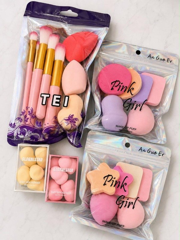 Producto - COMBO ACCESORIOS BROCHAS + ESPONJAS - TEI - 0