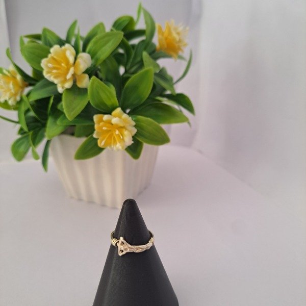 Producto - Anillo Crucifijo Plata y Oro - Código: 000116 - 2