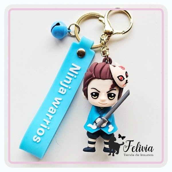 Producto - Llavero de goma Ninja Warriors (B)