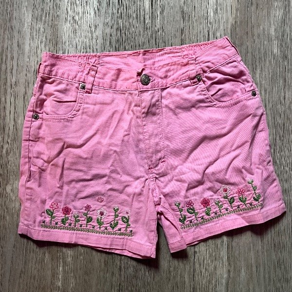 Producto - Short Rosa Bordado 12A