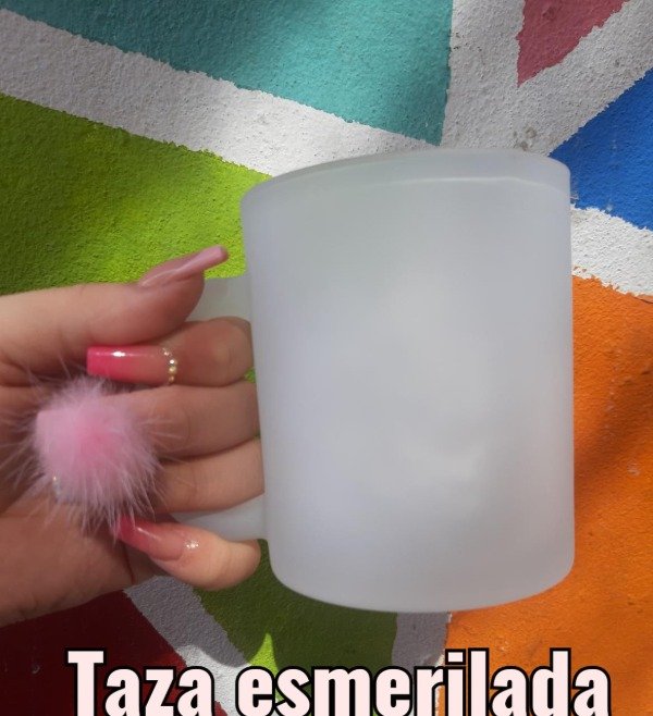Producto - TAZA ESMERILADA BLANCO COMUN