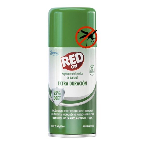 Producto - REPELENTE RED ON by SAPHIRUS AEROSOL EXTRA DURACIÓN 170 ml