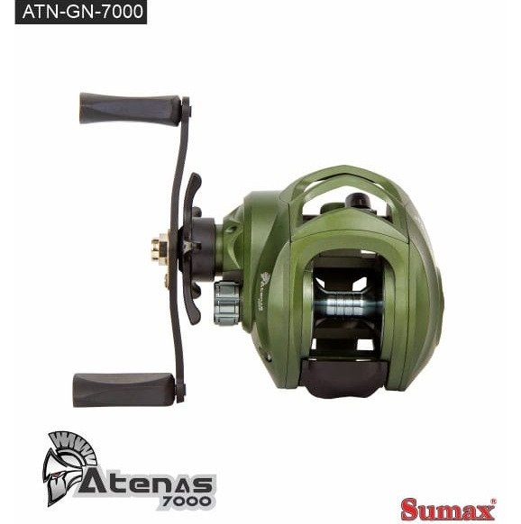Producto - Reel Bait Sumax Atenas 7000 7BB 7Kg Colores Verde AMBAS MANIJAS - 5