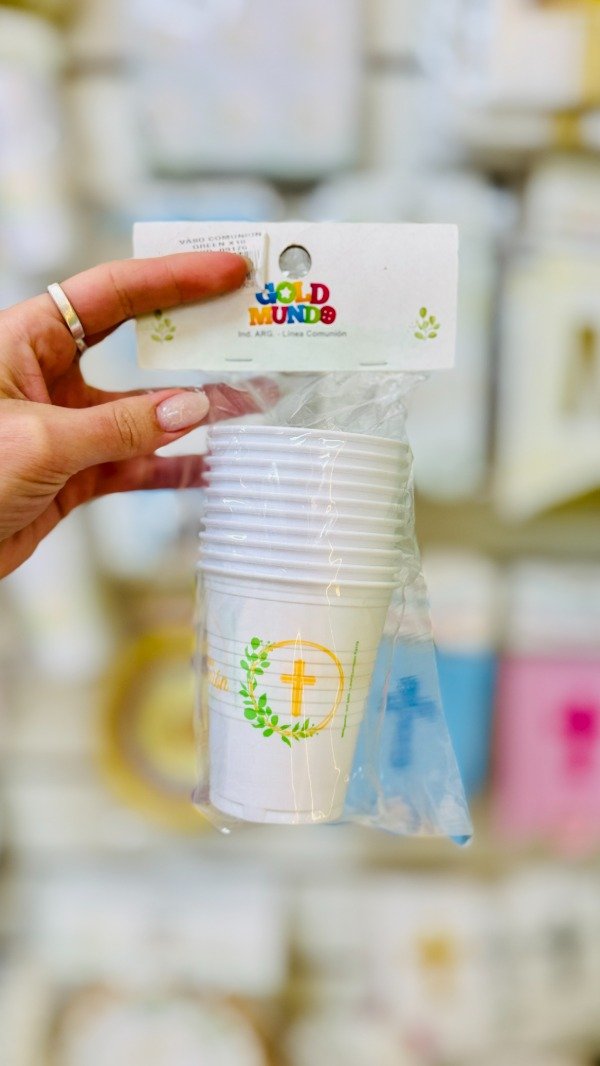 Producto - Vasos mi comunión x10u
