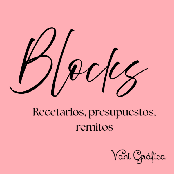 Producto - Recetarios - Remitos - etc.