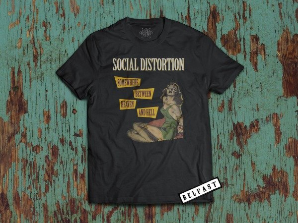 REMERA SOCIAL DISTORTION BETWEEN HEAVEN AND HELL