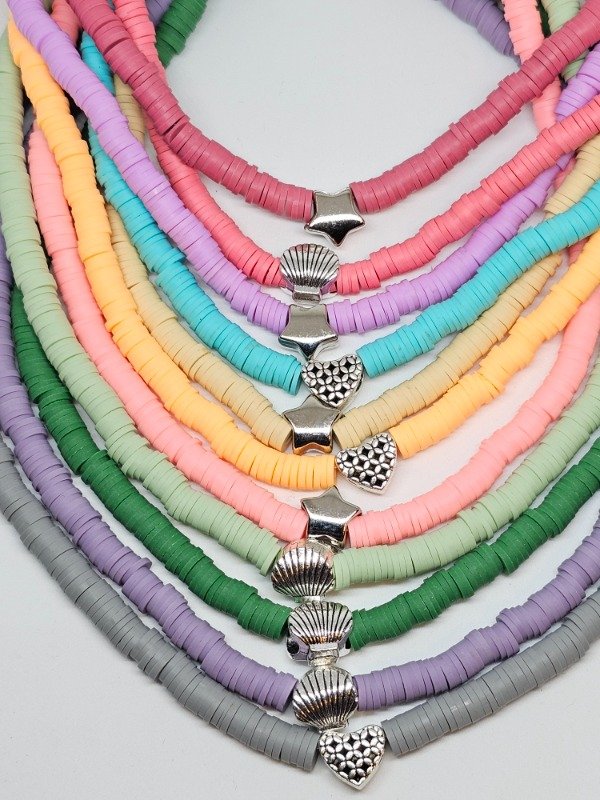 Producto - Collar Summer Fimo Corazón