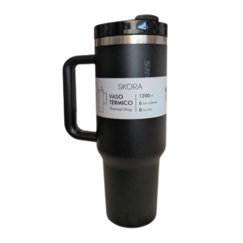 Producto - VASO TERMICO SKORA CON BOMBILLA / CODIGO S74