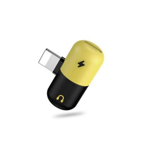 Producto - Adaptador Lightning iPhone 2 en 1 Carga Auriculares Simultáneo