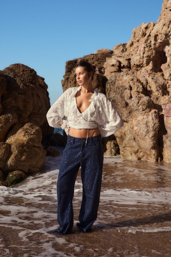 Producto - JEAN PANTALON DENIM CON LENTEJUELAS