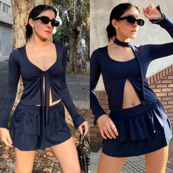 Producto - (4114)CAMISETA ABIERTO CON LAZO