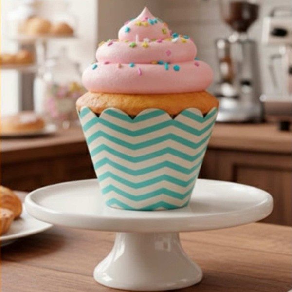 Producto - Faja para cupcake zig zag x12u varios colores