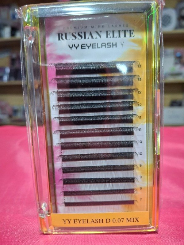 Producto - PESTAÑAS RUSSIAN ELITE TECNOLOGICAS 2D MIX 0.07D