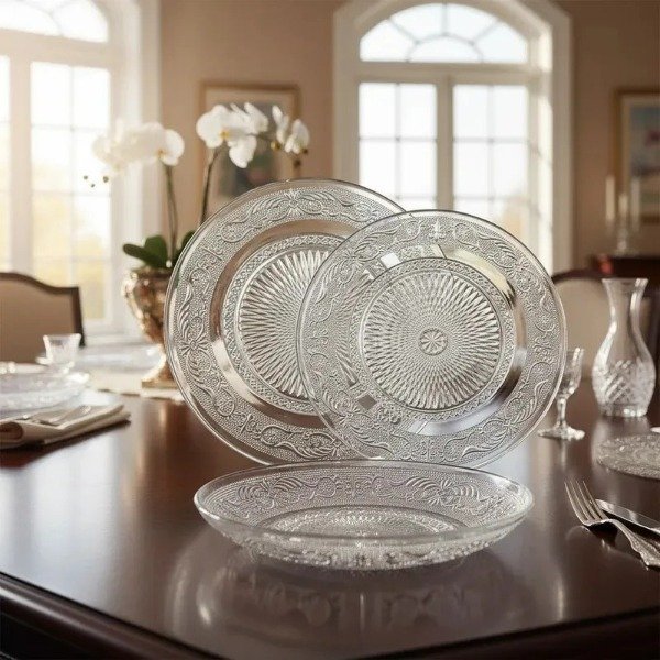 Producto - Juego de platos labrados x18 piesas