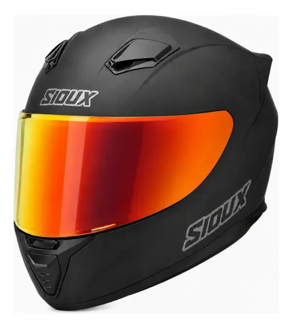Producto - Casco Moto Sioux Roader Negro Mate TALLE L - 0