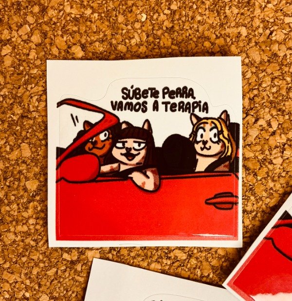 Producto - Vinilo Vamos a terapia