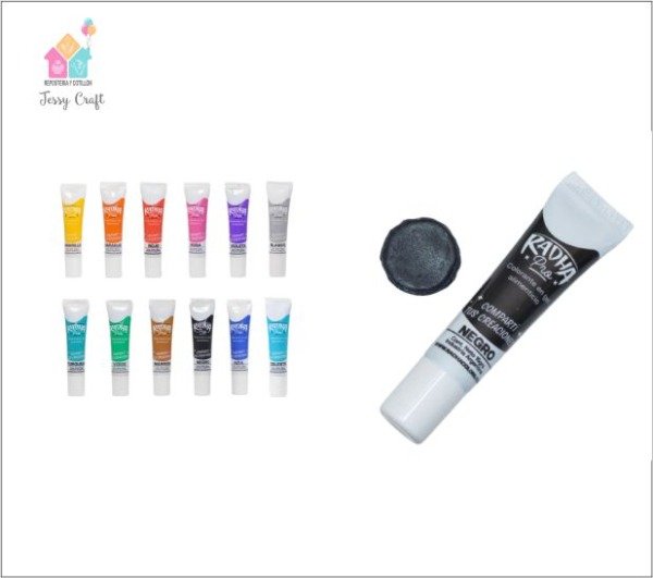 Producto - Colorante Comestible en gel Radha Pro 15 Grs - Negro